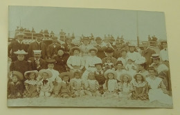 Children And People On The Beach - Beautiful Old Photo From 1907. - Anonymous Persons