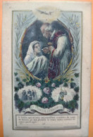 Image Pieuse En Celluloïd De 1800:  Ma Première Communion - Devotieprenten