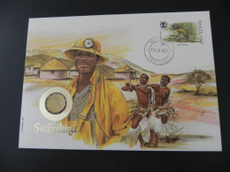 Swaziland 5 Cents 1986 - Numis Letter 1989 - Swasiland