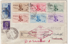 ITALIA: DA . VOLO . “ROMA – MOGADISHU – TOBRUK”. SERIE COMPLETA. 1934. - Marcophilie (Avions)