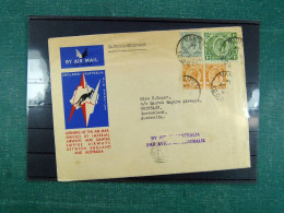 1934, Kenya Et Ouganda, Enveloppe Nairobi à Brisbane, Poste Aérienne - Autres & Non Classés