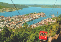 BERGEN, Norway - View From Floien   ( 2 Scans ) - Norvège