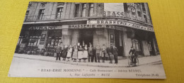 Metz Brasserie Moderne  Rue Lafayette Postalisch Gelaufen 1??? Schwarz/weiß - Metz