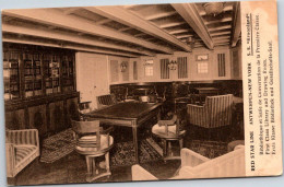 RED STAR LINE : First Class Library And Drawing Room From Series Interior Photos 2 - Ss Kroonland - Paquebots