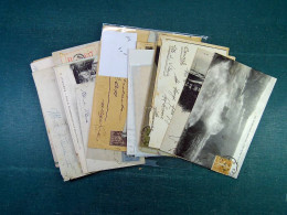 Collection Monde Avec Enveloppes Et Cartes Postales De Voyagé, De Classiques - Verzamelingen (in Albums)