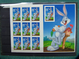 1997, États-Unis, Bugs Bunny, BF, Neuf ** , Avec Timbre Non Dentelés - Collezioni & Lotti
