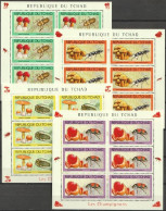 Tchad 2012, Insects, Mushrooms II, 4BF - Tchad (1960-...)