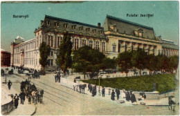1.3.7 ROMANIA BUCHAREST, PALACE OF JUSTICE, POSTCARD - Roumanie