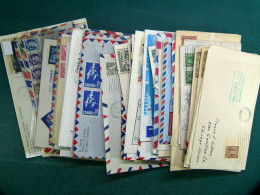 Collection D'histoire Postale Hollande Enveloppes Cartes Postales Semi-classique - Sammlungen
