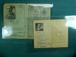 Lot Europe, 2 Anciens Documents D'identité, Années 1920, France Et Reich - Sonstige - Europa