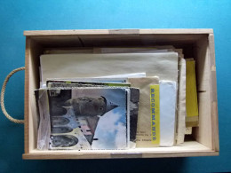 Lot France D'histoire Postale Boite: Enveloppes Et Cartes Postales Jusque '90  - Sammlungen