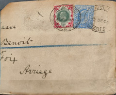 Cover England To France Ref8 - Lettres & Documents