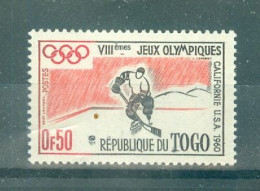 REPUBLIQUE DU TOGO - N°301 Sans Gomme - Jeux Olympiques D'hiver, à Squaw Valley (E.U.A.) Sujets Divers. - Inverno1960: Squaw Valley