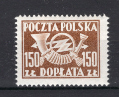 POLEN Yt. T118 MNH Portzegel 1946-1950 - Portomarken