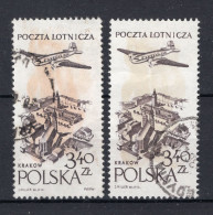 POLEN Yt. PA43° Gestempeld Luchtpost 1957-1958 - Used Stamps