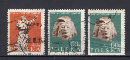 POLEN Yt. 840/841° Gestempeld 1955 - Usados