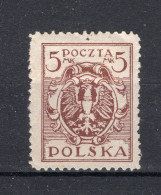 POLEN Yt. 222 MH 1921-1922 - Nuovi