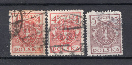 POLEN Yt. 221/222° Gestempeld 1921-1922 - Used Stamps