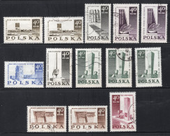 POLEN Yt. 1607/1614° Gestempeld 1967 - Used Stamps