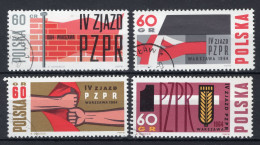 POLEN Yt. 1356/1359° Gestempeld 1964 - Used Stamps