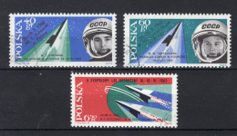 POLEN Yt. 1299/1301° Gestempeld 1963 - Used Stamps
