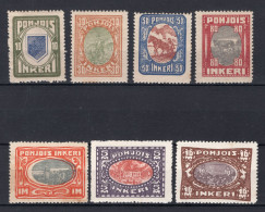 POHJOIS INKERI Mi. 8/14 MH 1920 - Unused Stamps