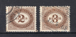 OOSTENRIJK Yt. T23/24° Gestempeld Portzegels 1900 - Strafport