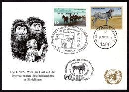 OOSTENRIJK UNPA Auf Internationalen Briefmarkenbörse Sindelfingen 24-10-1997 - Storia Postale