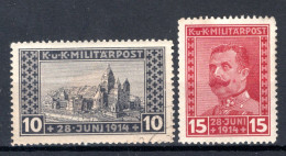 OOSTENRIJK - KuK Militärpost 1914 MH - Unused Stamps