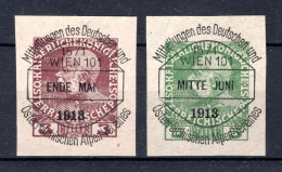 OOSTENRIJK Deutsch - Österreichischer Alpenverein DÖAV  1913 - Striscie Per Giornali