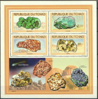 Tchad 2012, Minerals, 4val In BF - Mineralen