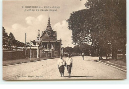 CAMBODGE - PNOM-PENH - Avenue Du Palais Royal - Kambodscha