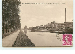 BRIENON-SUR-ARMANCON - Le Canal De Bourgogne Et La Sucrerie - Brienon Sur Armancon