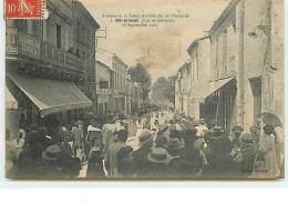 Avenue De La Gare, Arrivée Du 10è Hussards à MIRAMONT - 18 Septembre 1907 - Autres & Non Classés