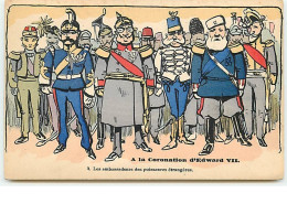 A La Coronation D'Edward VII - Les Ambassadeurs Des Puissances étrangères N°3 - Sátiras
