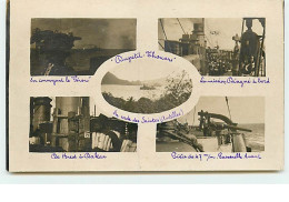 Carte-Photo - Dupetit-Thouars - En Rade Des Saintes - Différentes Missions - Warships