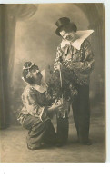 Carte-Photo - Deux Clowns - Février 1935 - Artistes