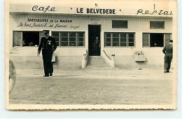 Carte-Photo - ALGERIE ??? - Chez Raca - Café Le Belvedère - Algeri