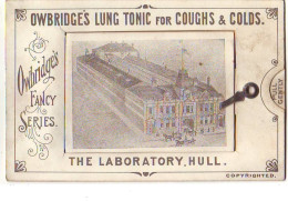 Carte à Système - JOwbridges Lung Tonic For Coughs & Colds - The Laboratory Hull - Cartoline Con Meccanismi