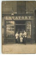 Carte Photo - PARIS - Salon De Coiffure - Lavatory, Parfumerie - Coiffeur - Andere & Zonder Classificatie