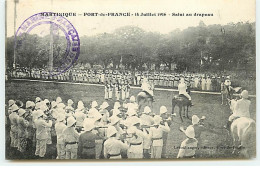 FORT-DE-FRANCE - 14 Juillet 1916 - Salut Au Drapeau - Fort De France