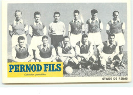 FOOTBALL - Stade De REIMS - Publicité Pernod Fils Collection Particulière - Soccer