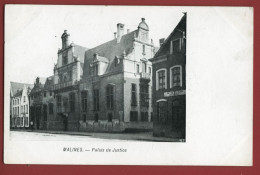 929 - BELGIQUE - MALINES - Palais De Justice  - DOS NON DIVISE - Mechelen