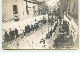 Carte-Photo - VANNES - Fêtes Jubilaires De St Vincent Ferrier 1919 - Passage Des Reliques De St Vincent Rue St Yves - Vannes