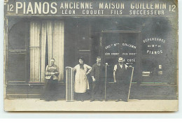 Carte-Photo - PARIS VII - 12, Rue Babylone - Fabricant De Pianos - Ancienne Maison Guillemin - Léon Coquet - Paris (07)