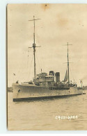 Carte Photo - Bateau De Guerre - Cassiopée - Warships
