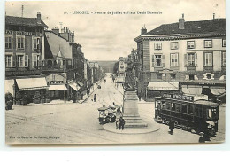 LIMOGES - Avenue De Juillet Et Place Denis Dussoubs - Tramway - Limoges