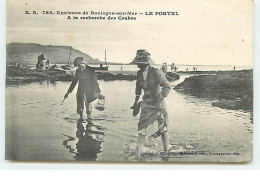 LE PORTEL - Environs De Boulogne-sur-Mer - A La Recherche Des Crabes - Le Portel