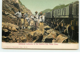 Jamaican Laborers In The Culebra Cut, Canal Zone - Panama