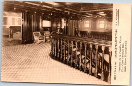 RED STAR LINE : First Class Entrance Hall From Series Interior Photos 2 - Ss Finland - Paquebots